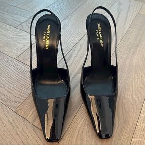 SAINT LAURENT slingback pumps size 39